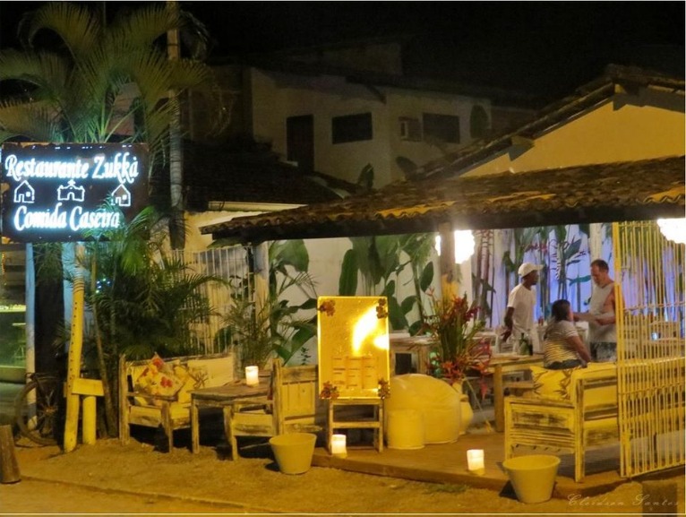 Fachada do Restaurante Zukka, em Trancoso